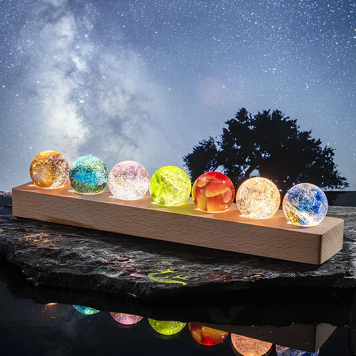 Glowlix Crystal Galaxy Balls