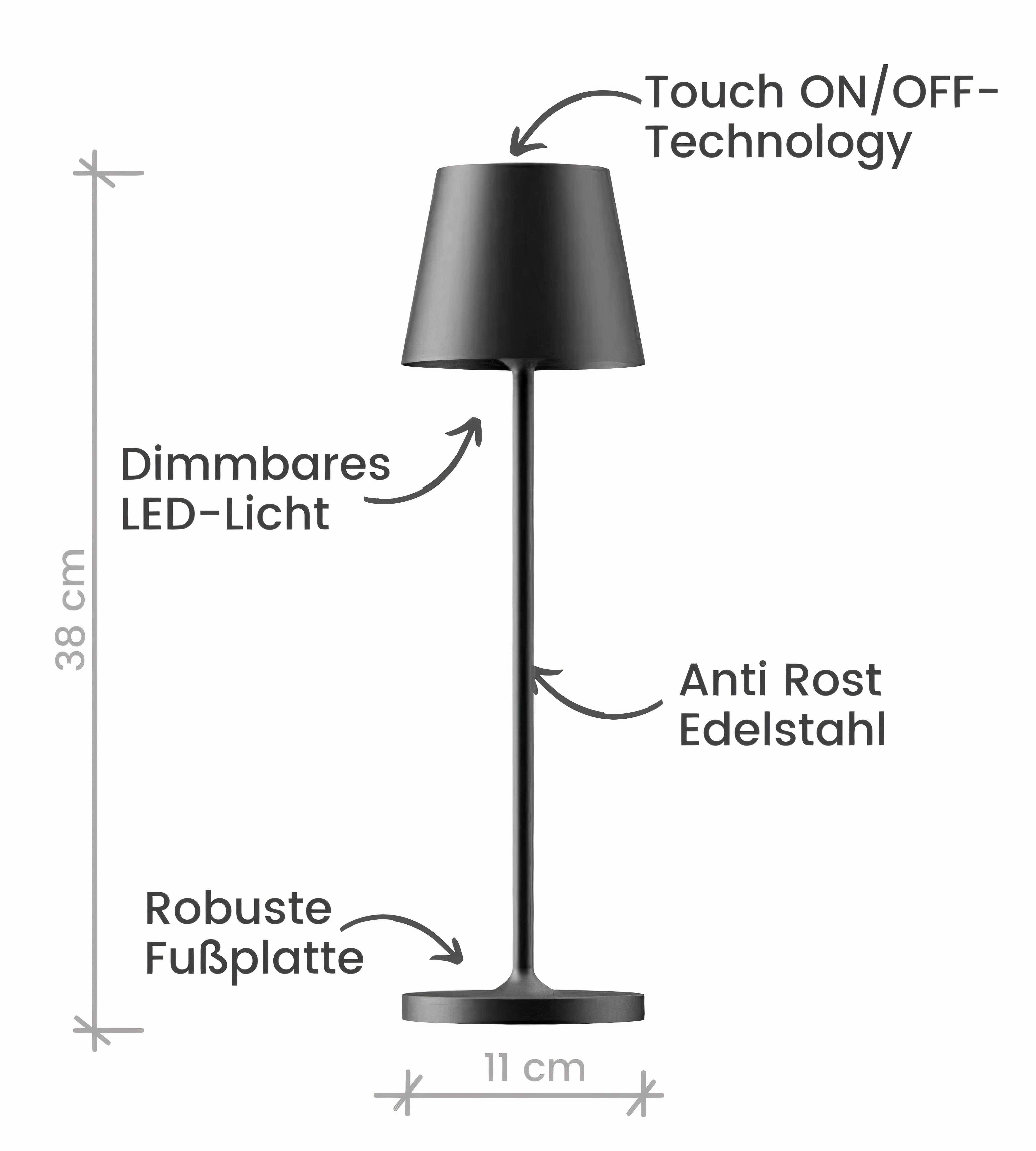 Wireless LED Table Lamp