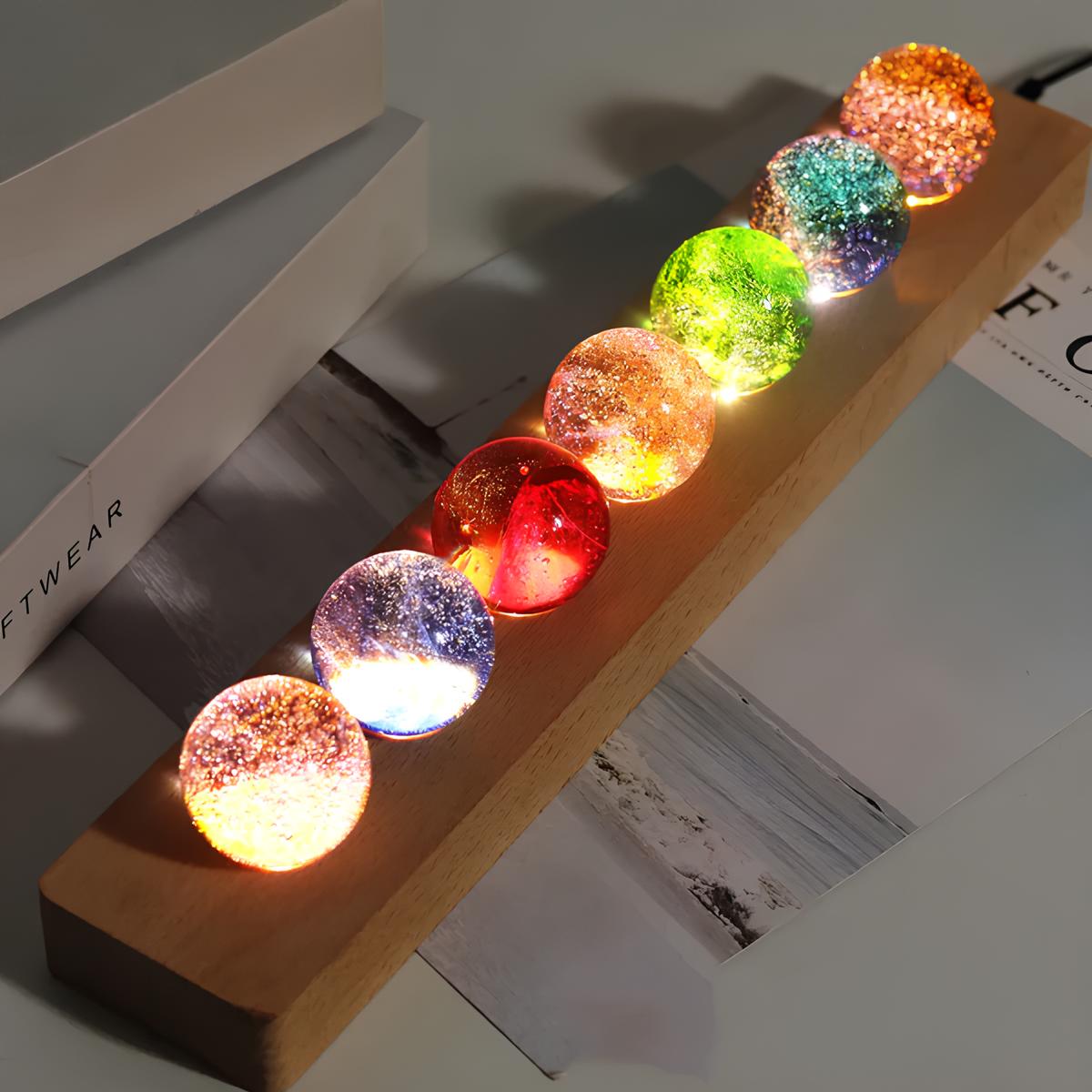 Glowlix Crystal Galaxy Balls