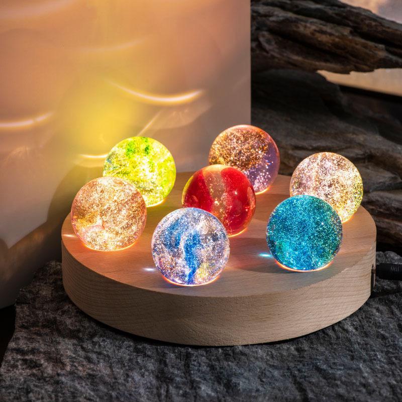 Glowlix Crystal Galaxy Balls