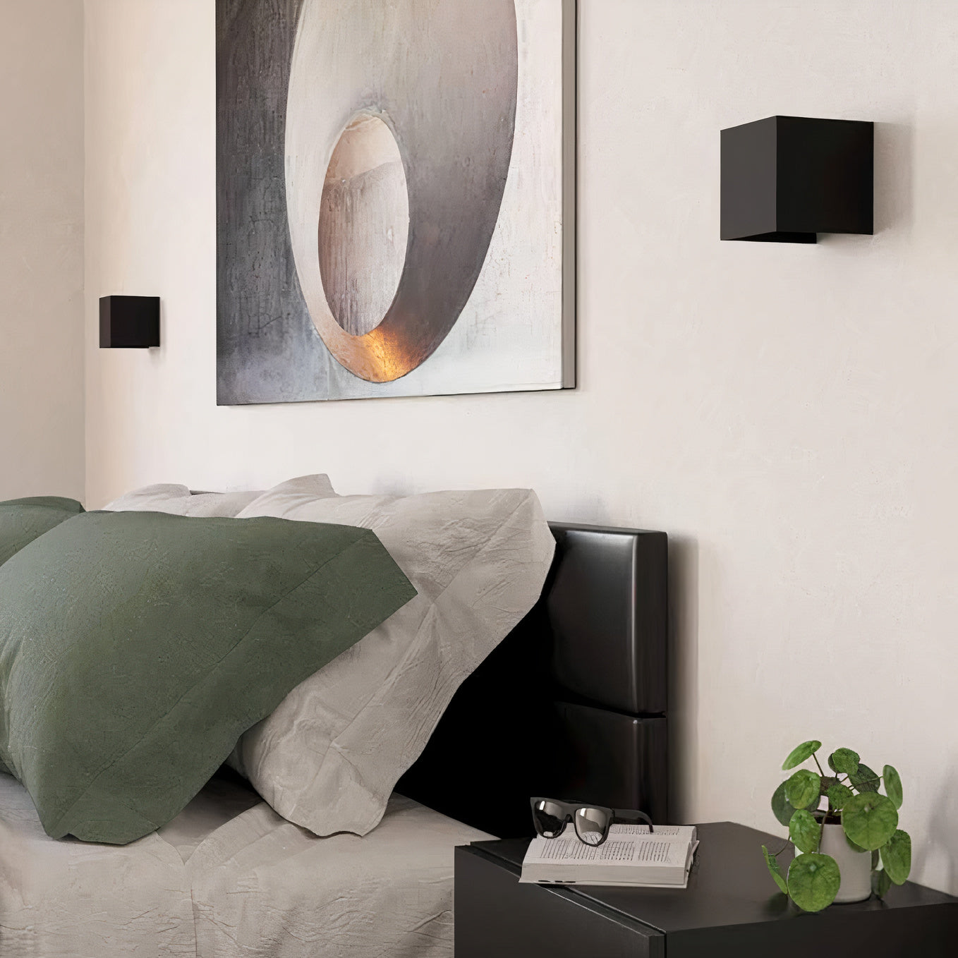 Moderne quadratische Wandleuchte