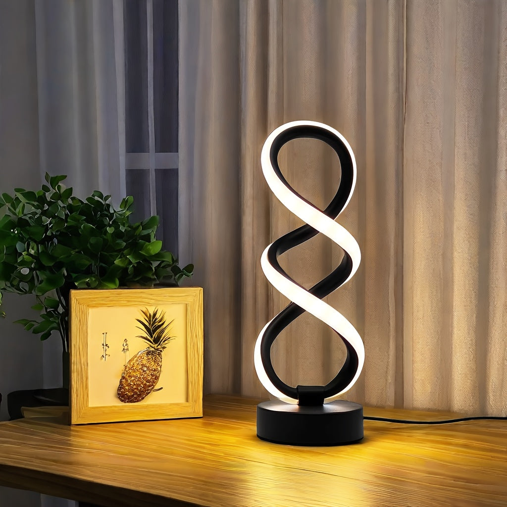 Spiral LED Table Lamp