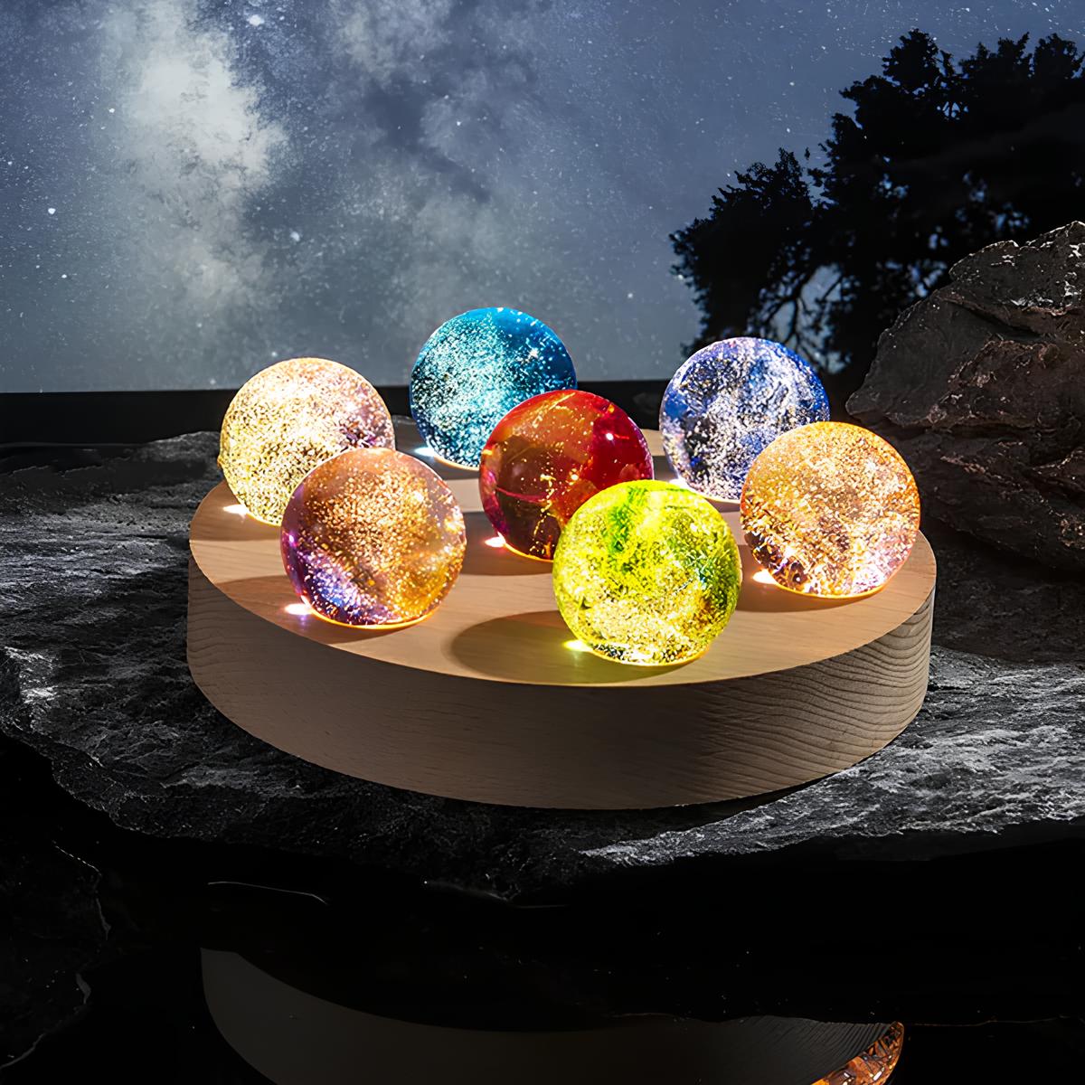 Glowlix Crystal Galaxy Balls