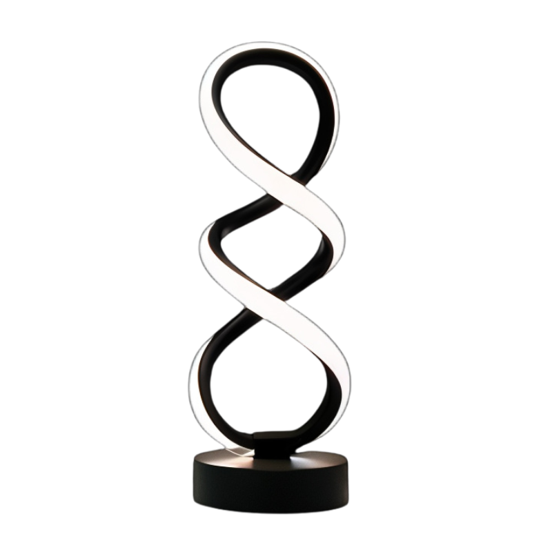 Spiral LED Table Lamp