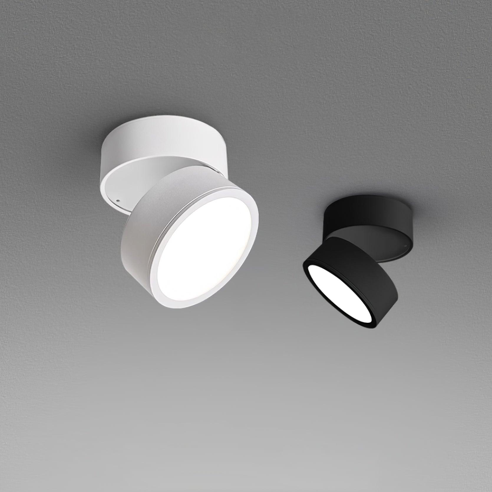 Adjustable minimalist ceiling light