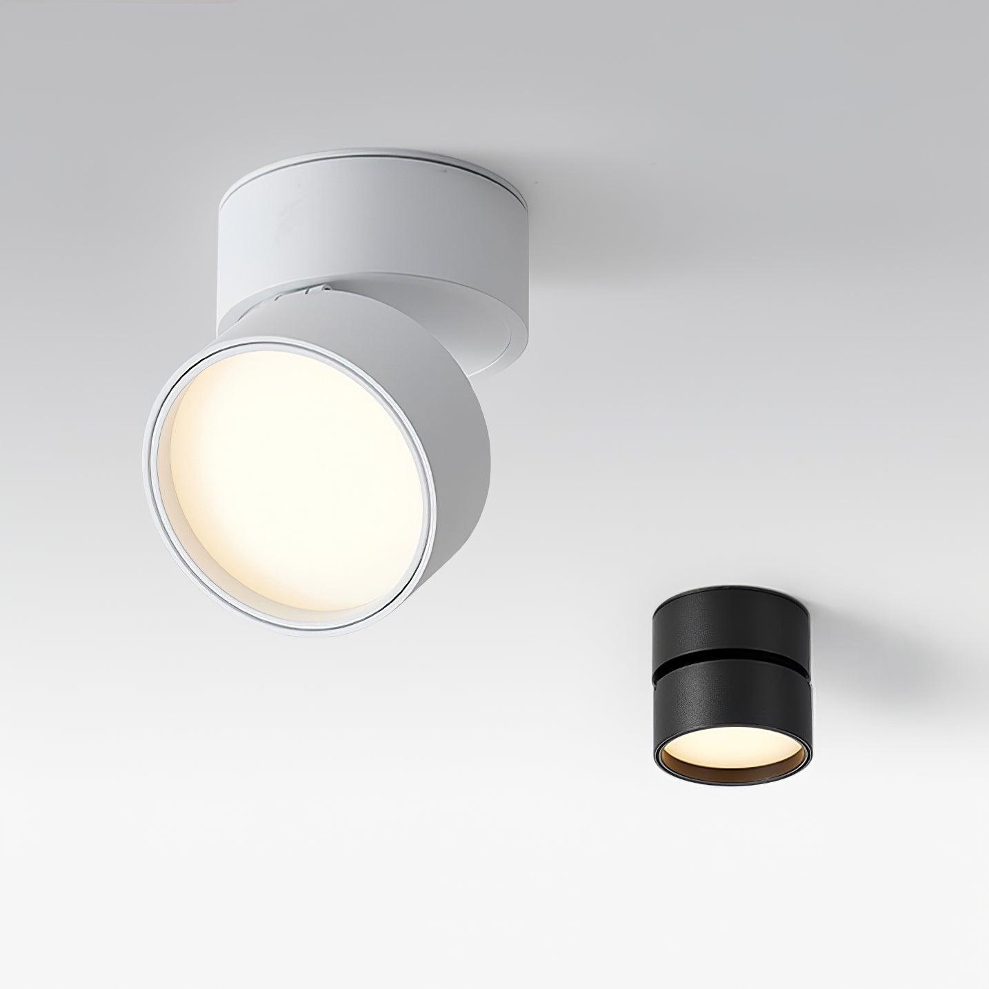 Adjustable minimalist ceiling light