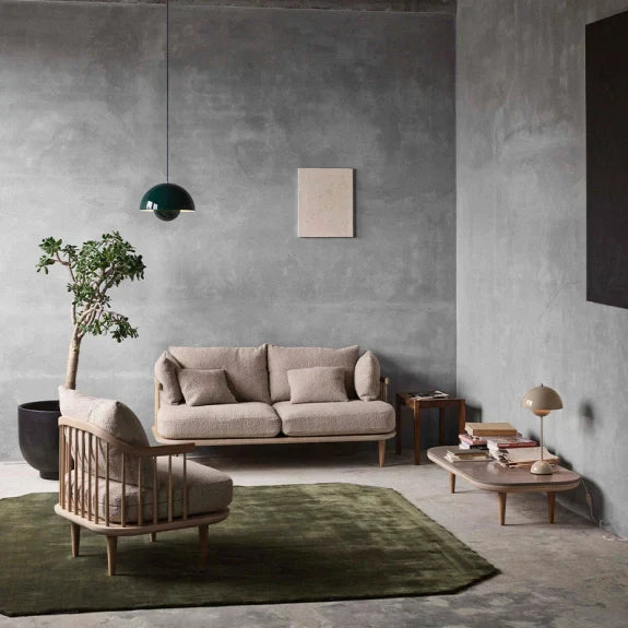 Half-round metal ceiling lamp