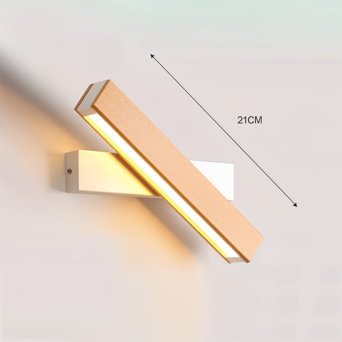 Modern LED Wooden Handle Lamp