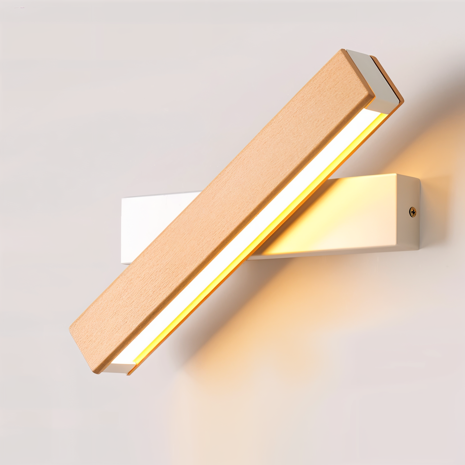 Modern LED Wooden Handle Lamp