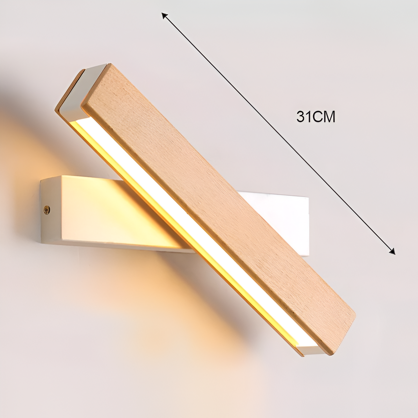 Modern LED Wooden Handle Lamp