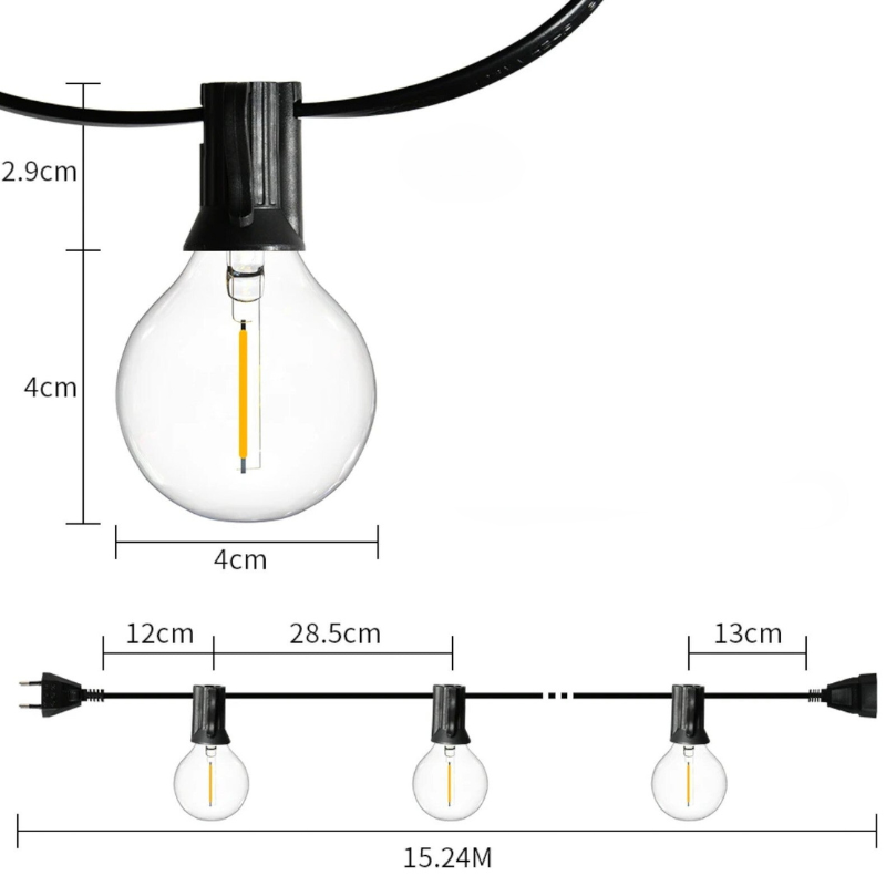 LED Outdoor Light String