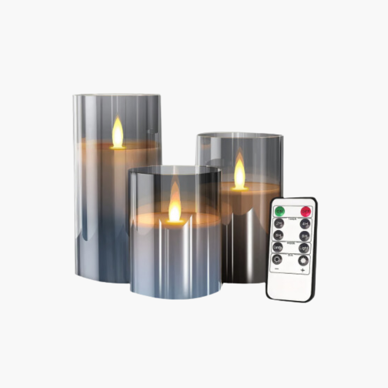 LED Candle Set with Remote Control
