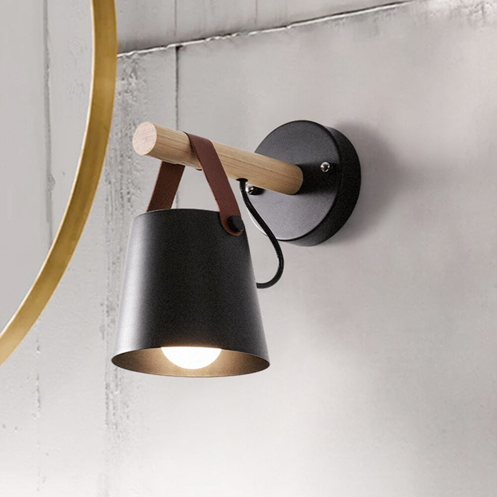 Scandinavian Elegance: Nordic Wall Lamp with Unique Light Accents