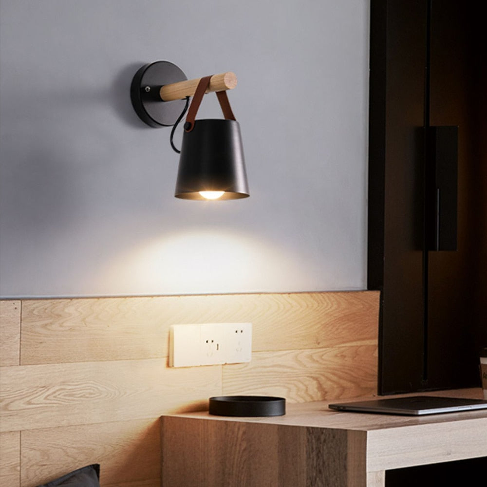 Scandinavian Elegance: Nordic Wall Lamp with Unique Light Accents