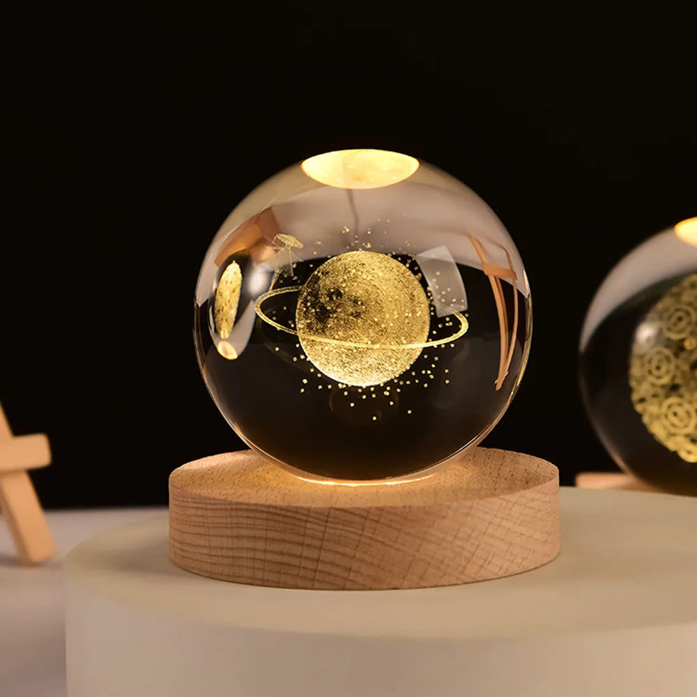 Crystal Clear Solar System Globe