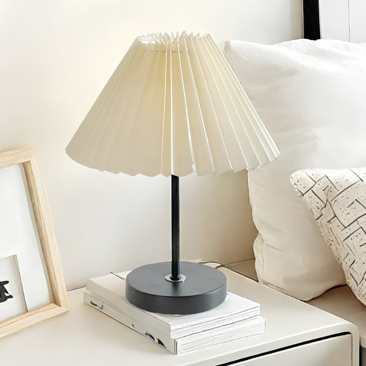 Aethera Pleated Fabric Table Lamp