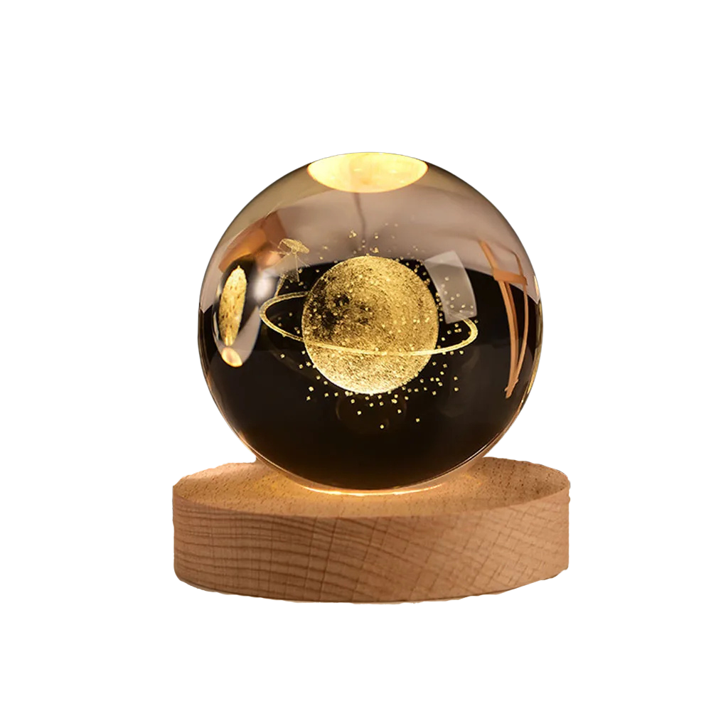 Crystal Clear Solar System Globe