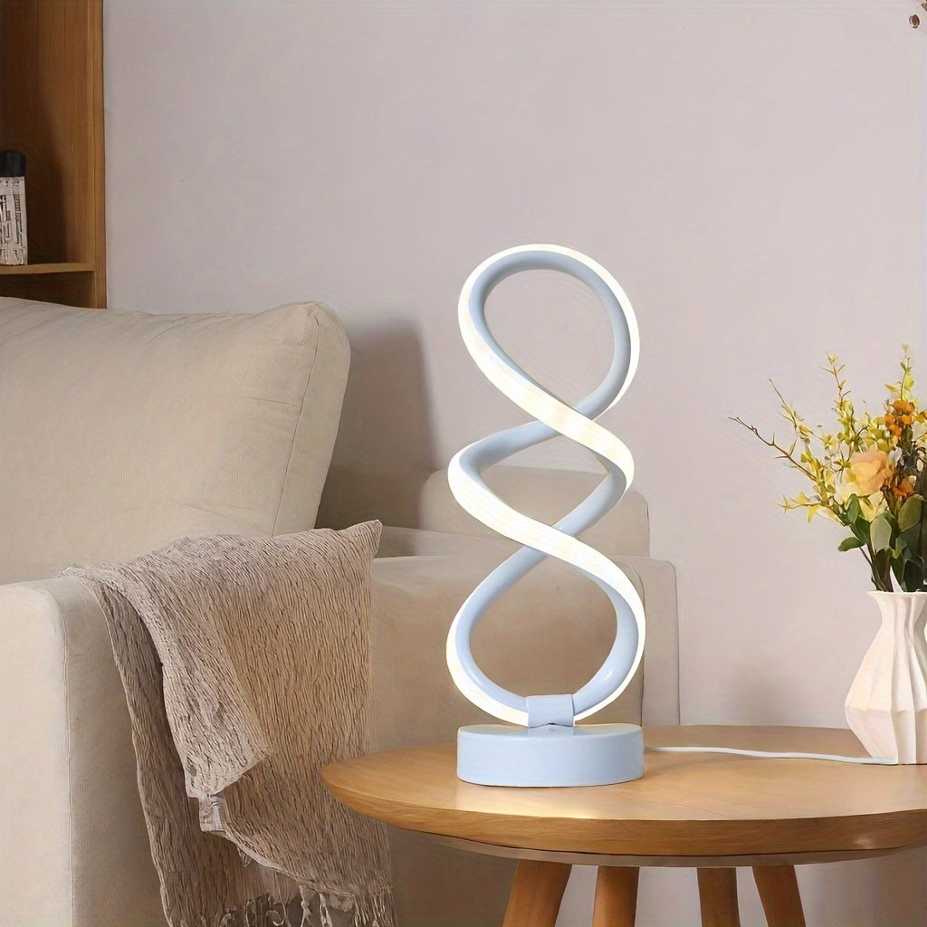 Spiral LED Table Lamp