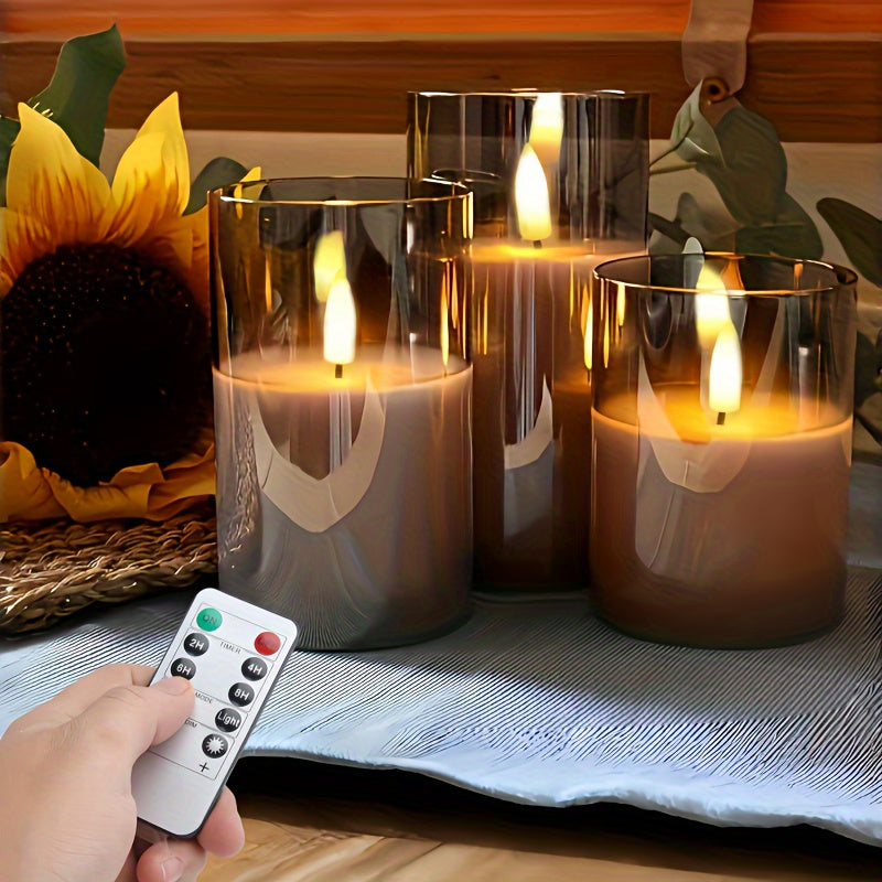 LED Candle Set with Remote Control
