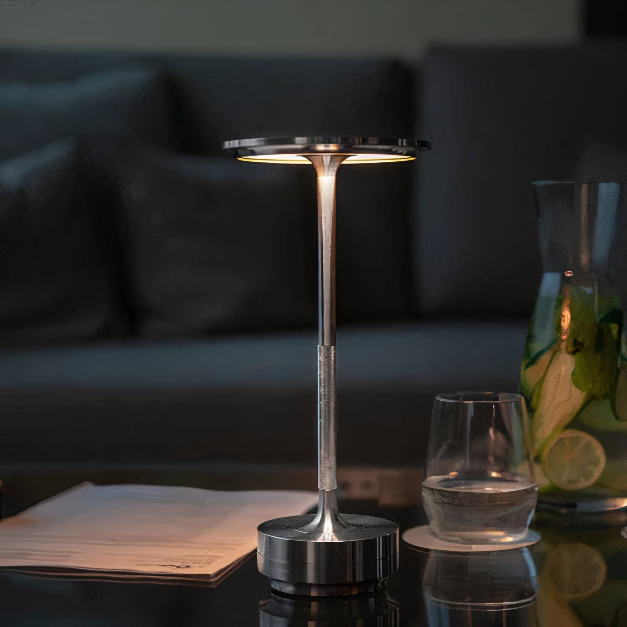 luxury cordless table lamp