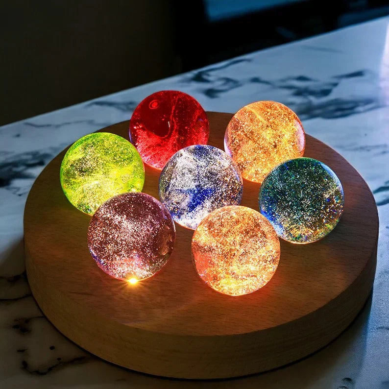 Glowlix Crystal Galaxy Balls