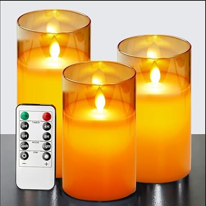 LED Candle Set with Remote Control
