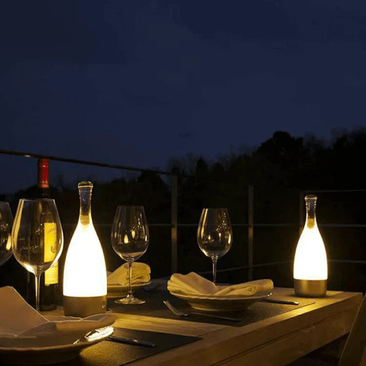 Rechargeable Table Lamp Wine Bottle