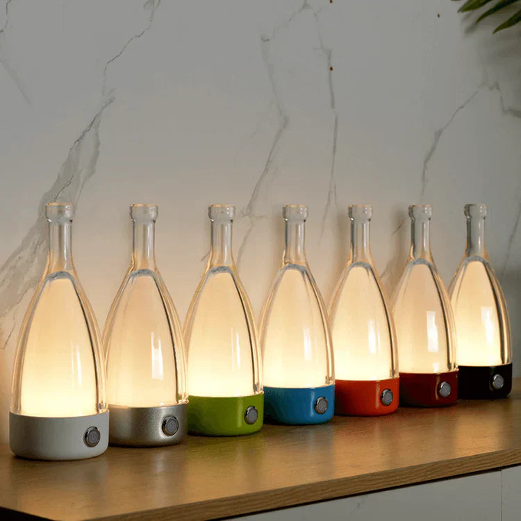 Rechargeable Table Lamp Wine Bottle