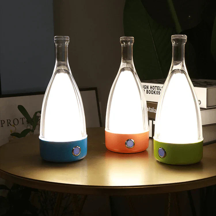 Rechargeable Table Lamp Wine Bottle