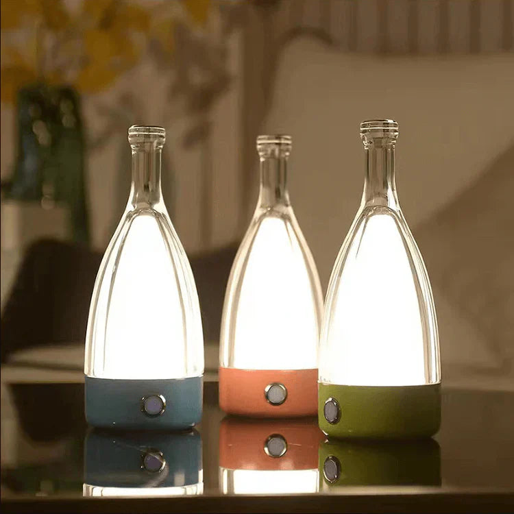 Rechargeable Table Lamp Wine Bottle