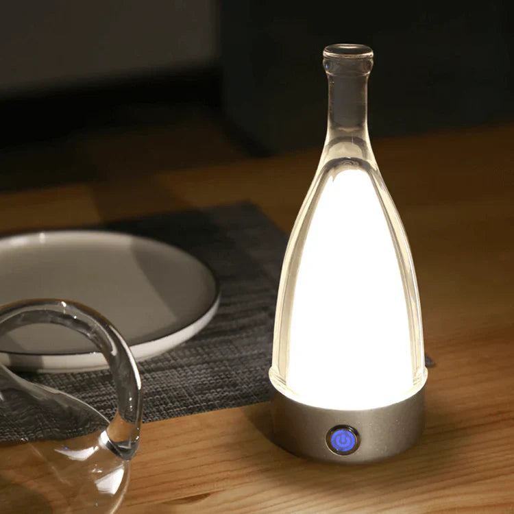 Rechargeable Table Lamp Wine Bottle