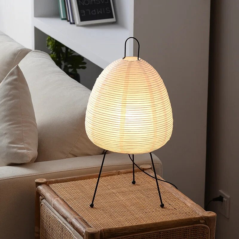 Japanese rice paper lamp