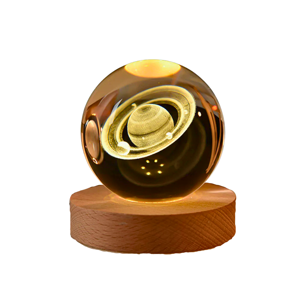 Crystal Clear Solar System Globe