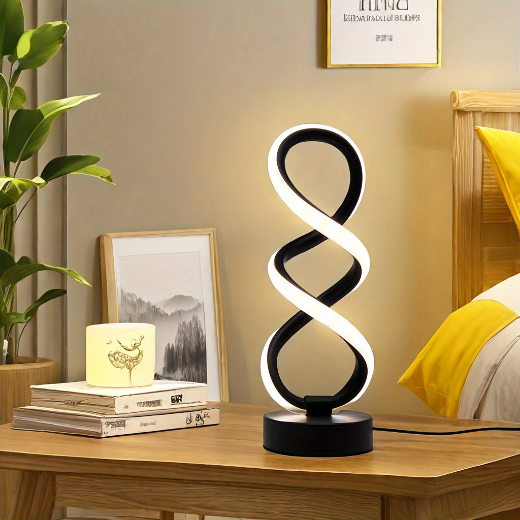 Spiral LED Table Lamp