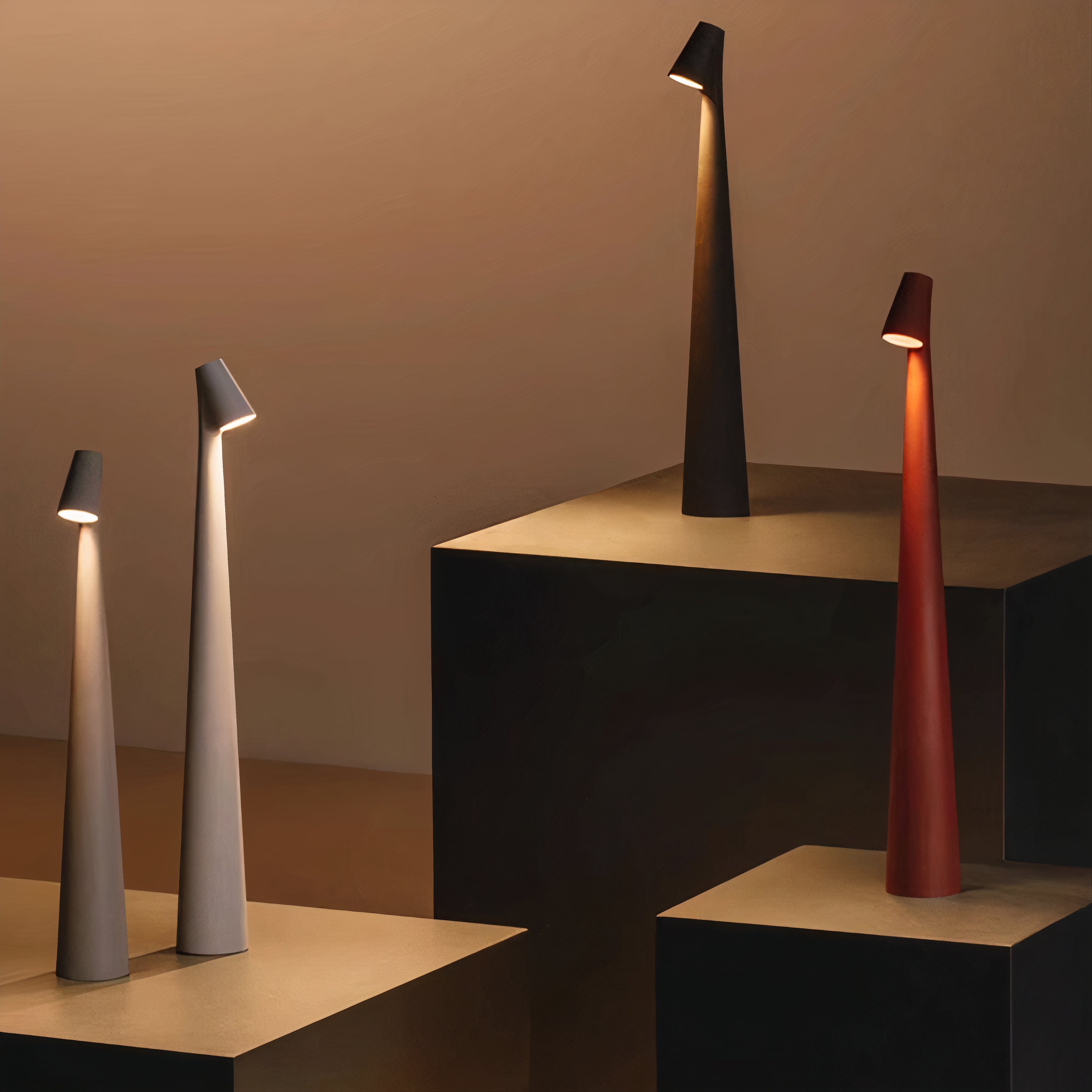 Minimalist Beam Lamp – Portable Ambient Light with Scandinavian Charm