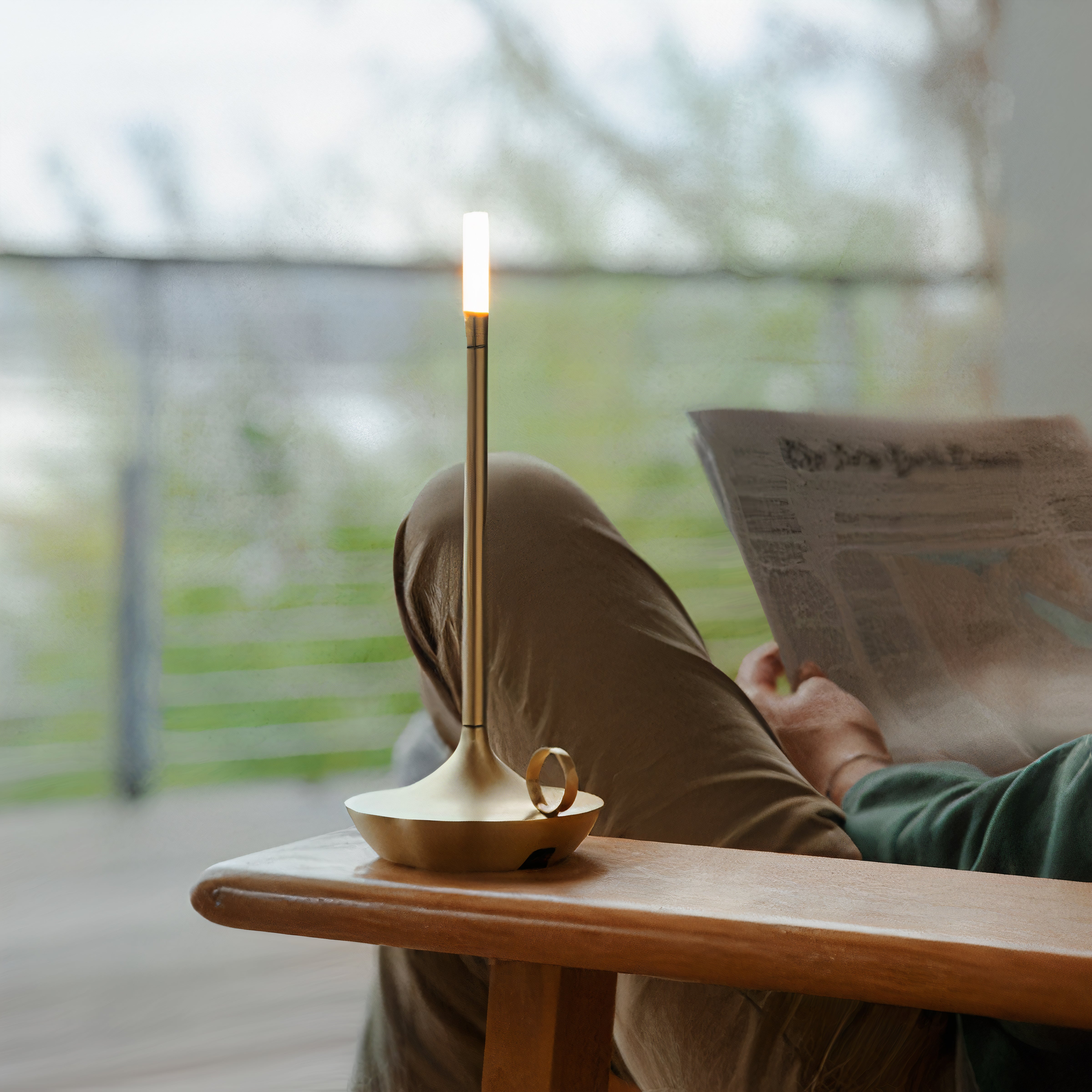 Scandinavian Candle Holder Lamp