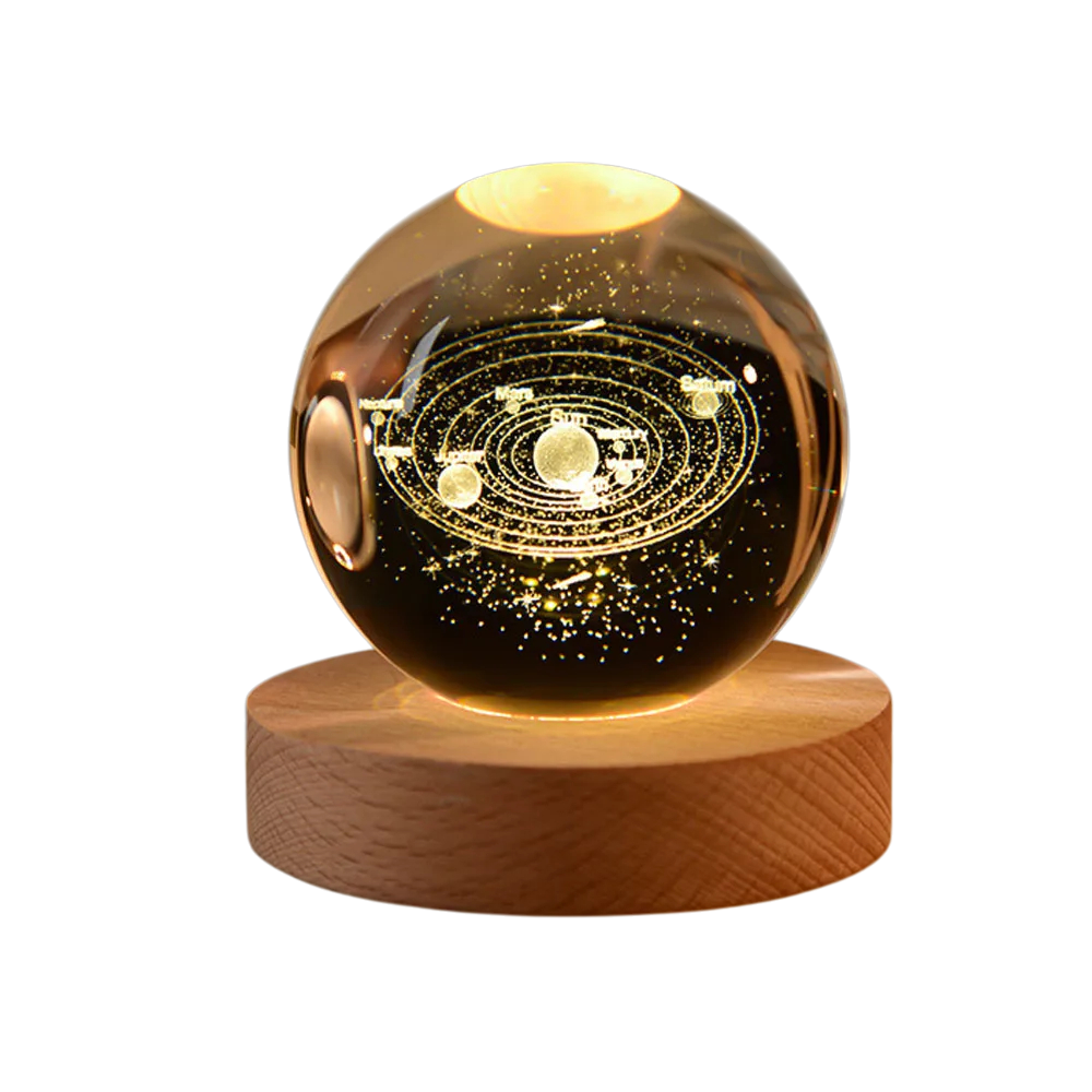 Crystal Clear Solar System Globe