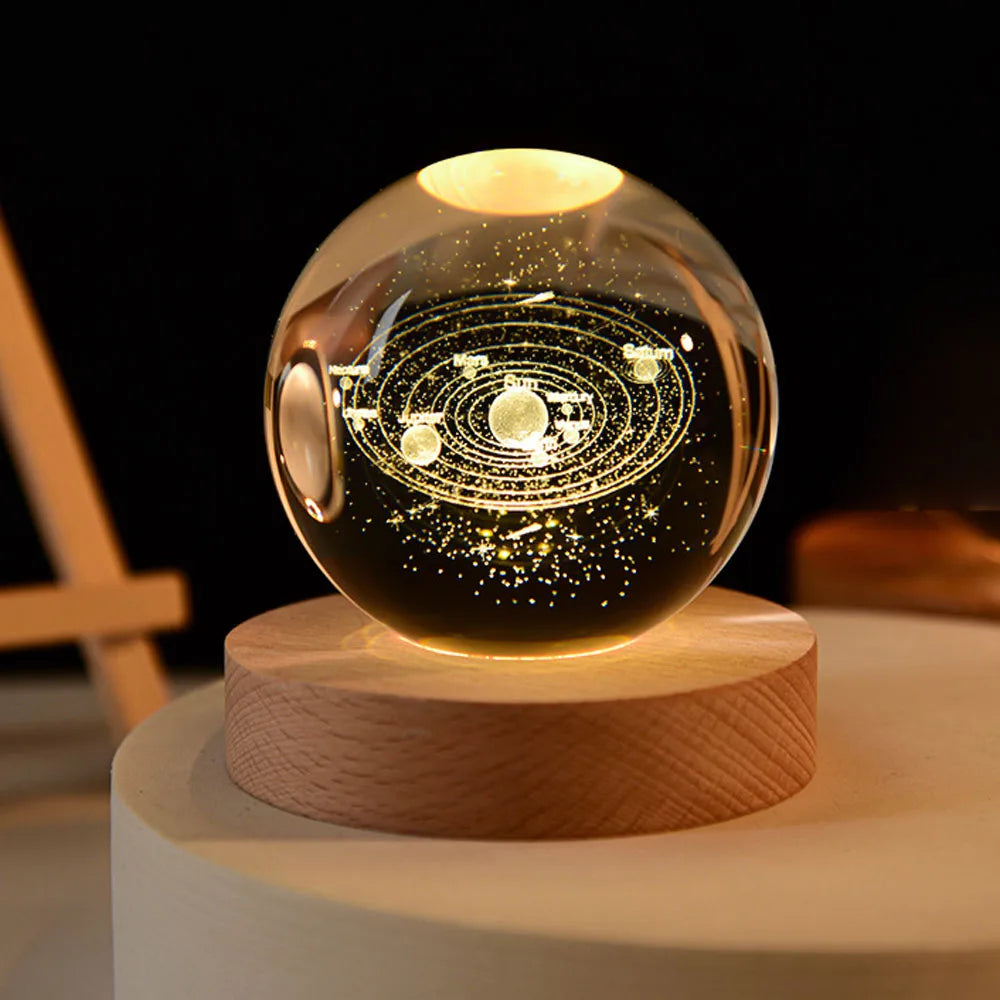Crystal Clear Solar System Globe