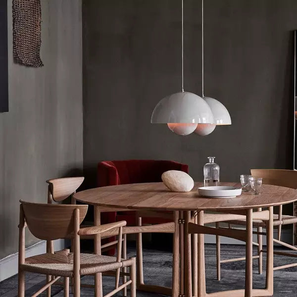 Half-round metal ceiling lamp