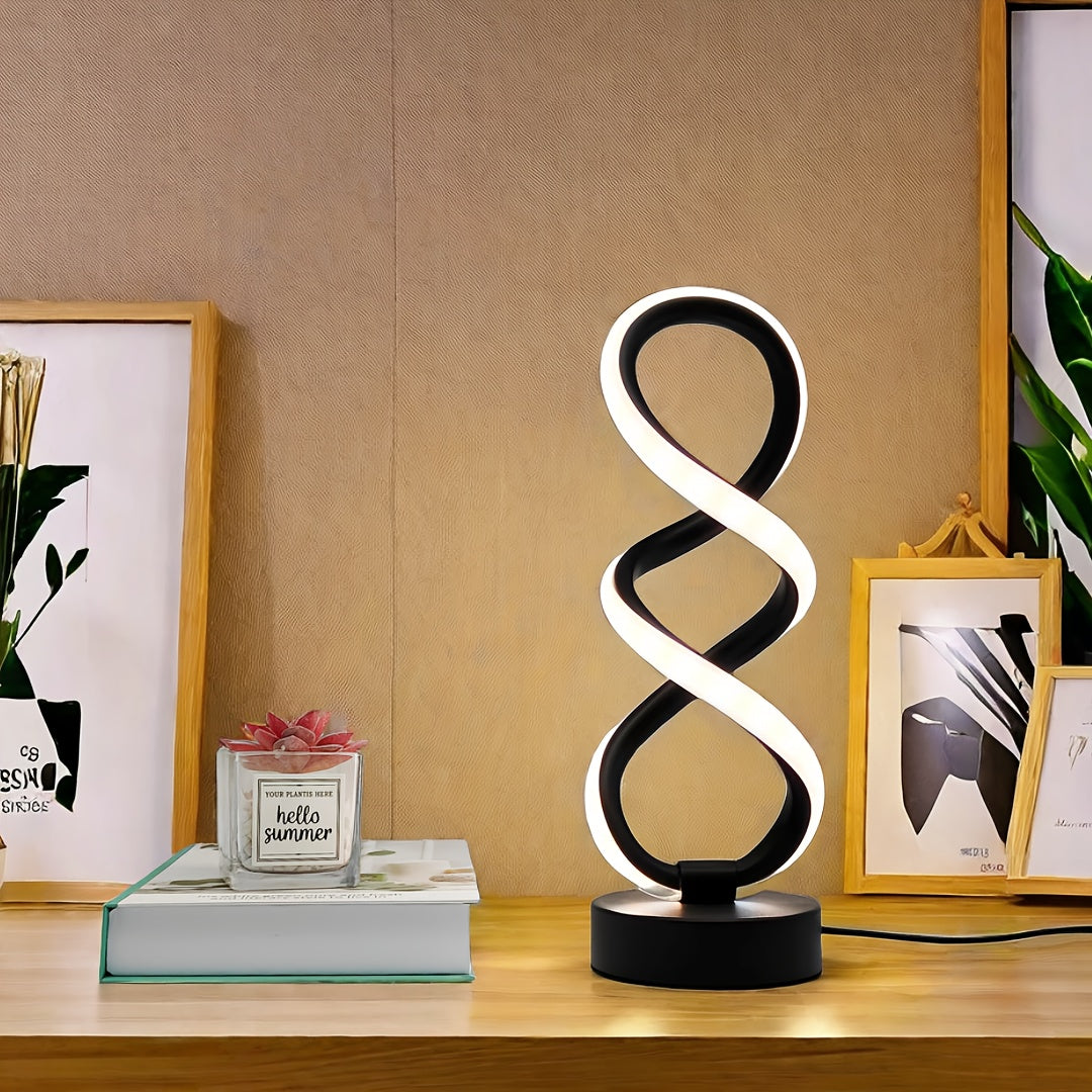 Spiral LED Table Lamp