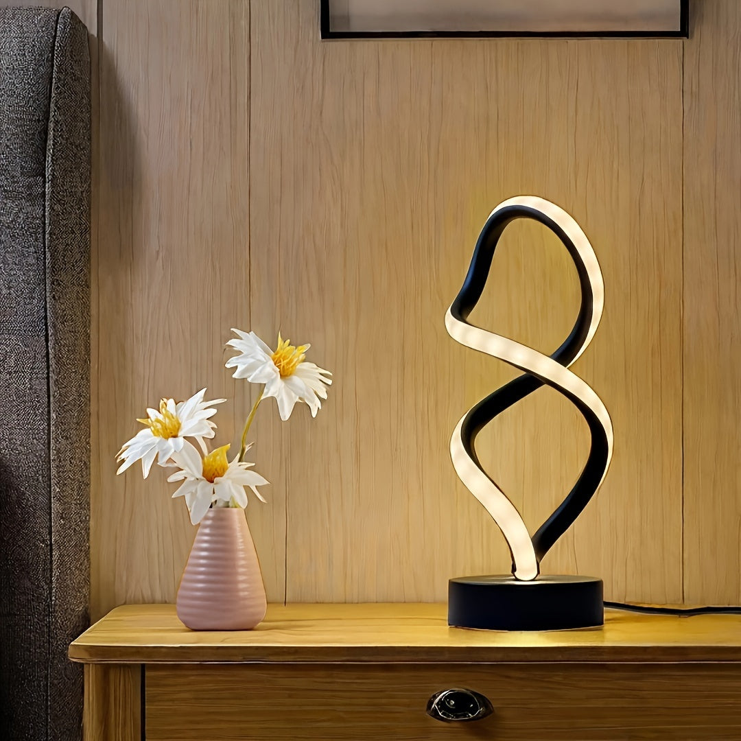 Spiral LED Table Lamp