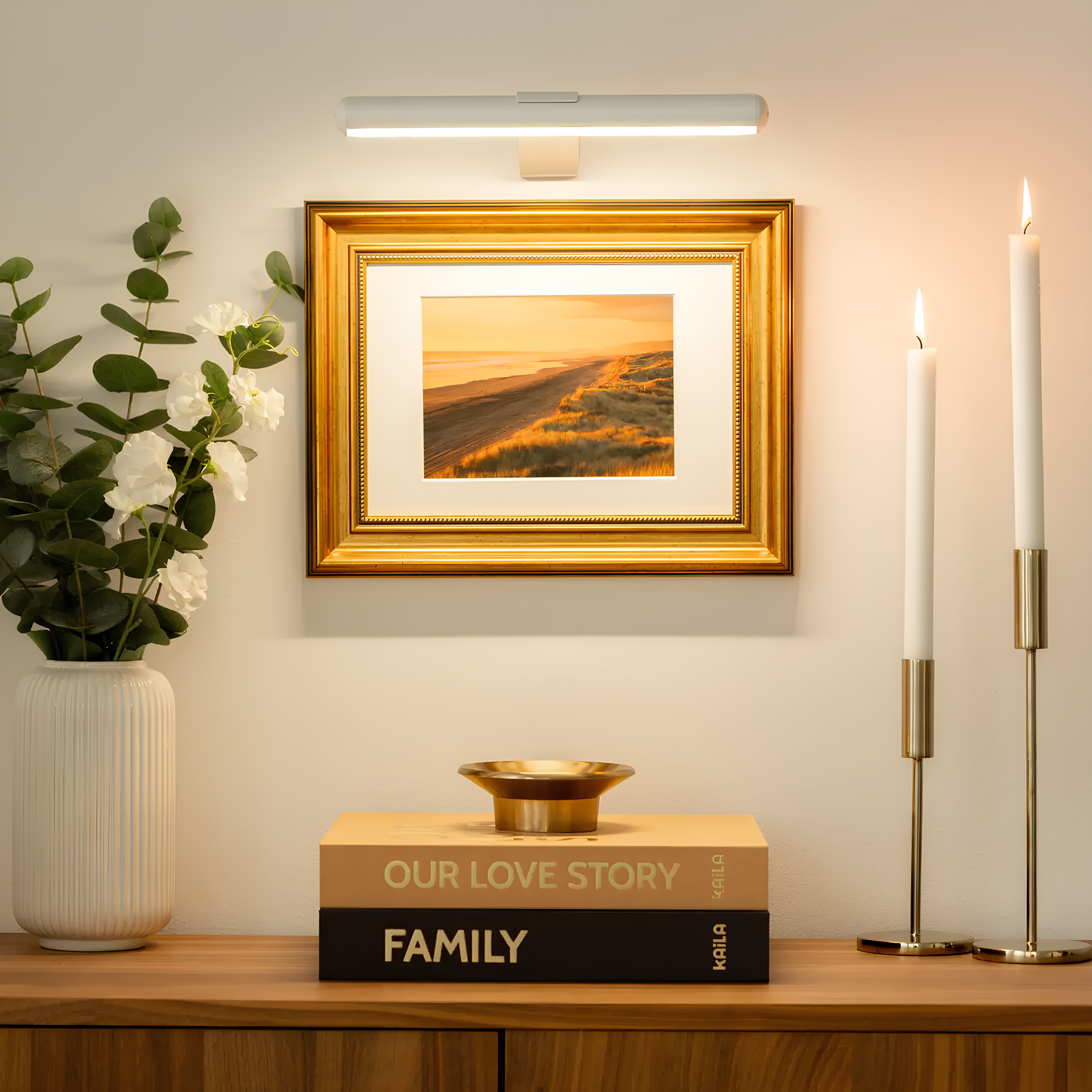 Wireless LED picture light