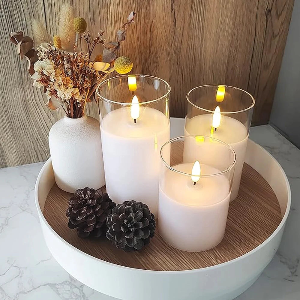 LED Candle Set with Remote Control
