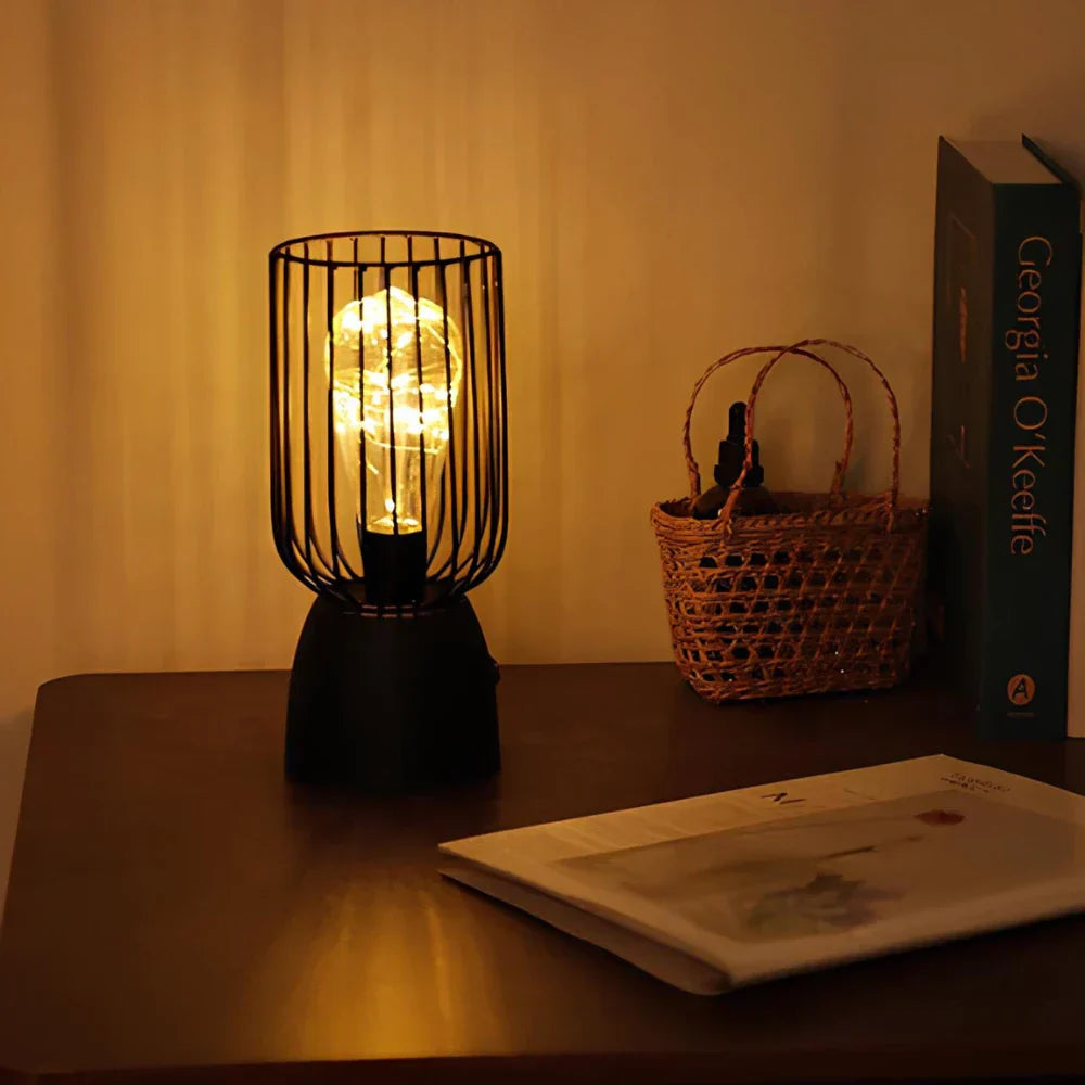Bright Iron Lamp