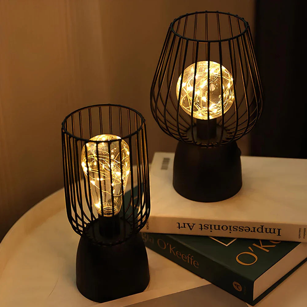 Bright Iron Lamp