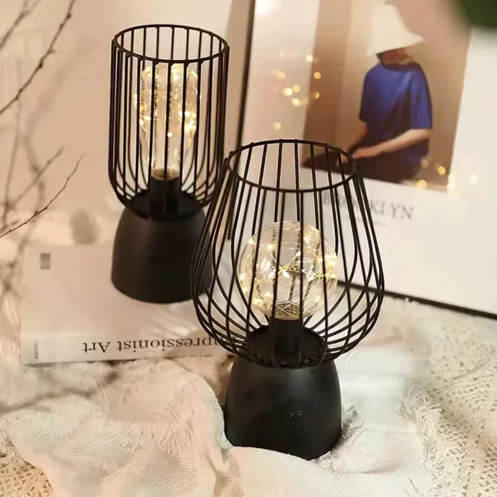 Bright Iron Lamp