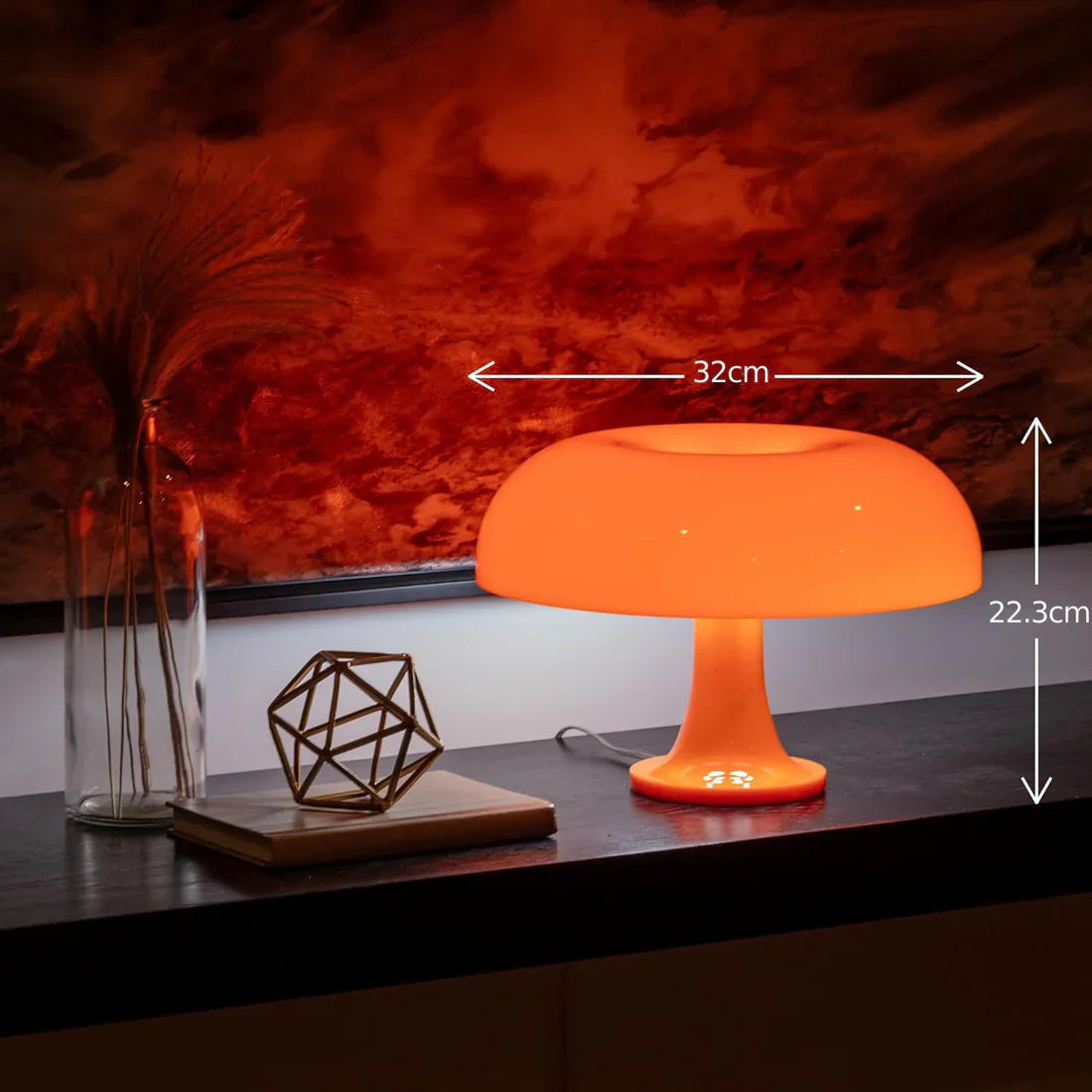 Retro Mushroom Lamp