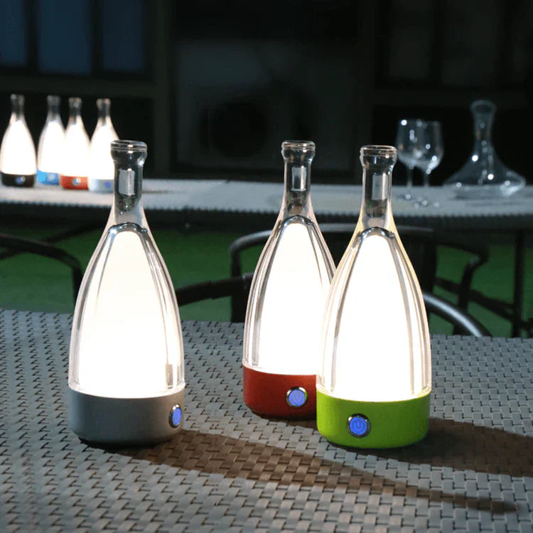 Rechargeable Table Lamp Wine Bottle